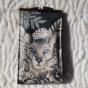 Anuschka Womens Eyeglass Case, Faux Suede Lining, Holds 2 Pair of Glasses